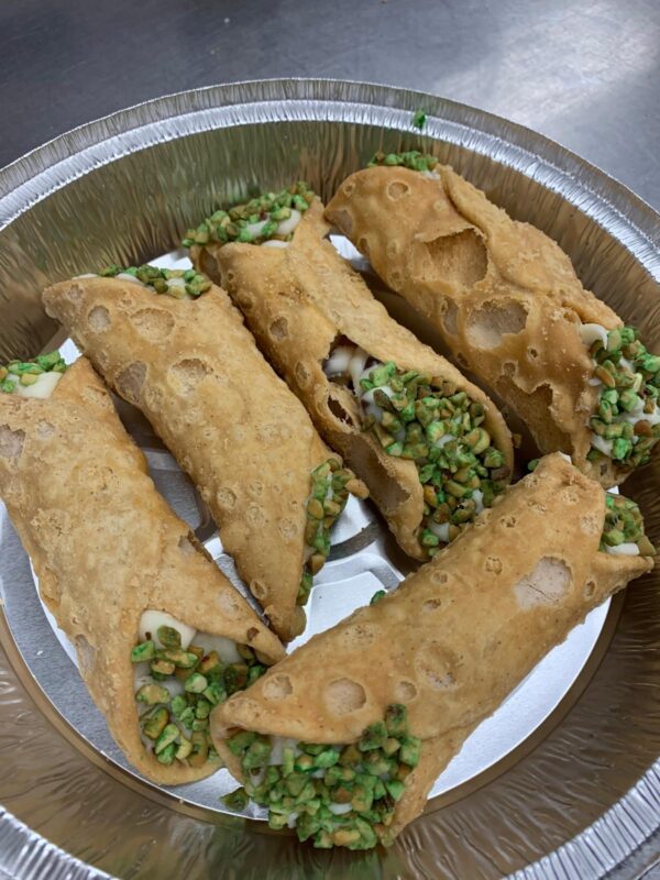Tray of Cannoli